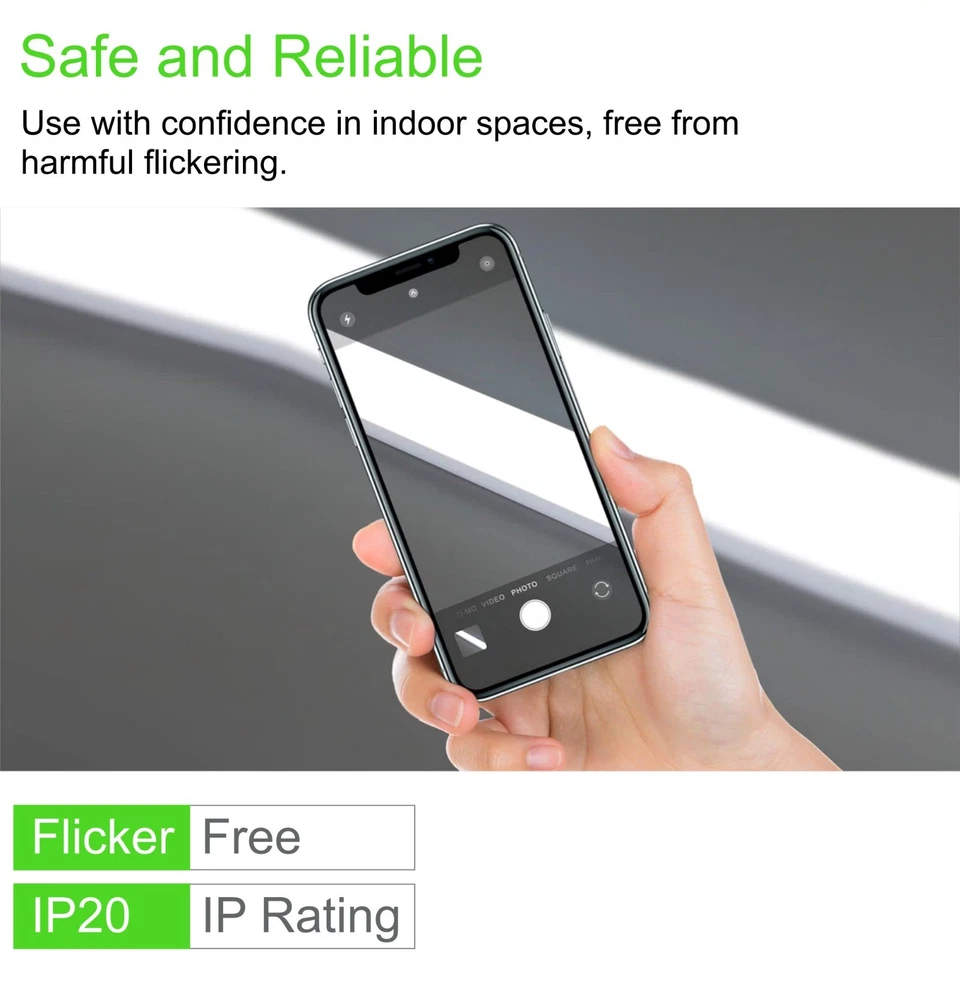 LED Ceiling Batten Light 6500K Daylight Tube Slim Fitting | Energy Saving Indoor Lamp