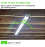 LED Ceiling Batten Light 6500K Daylight Tube Slim Fitting | Energy Saving Indoor Lamp