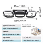 Modern LED Ceiling Light | Dimmable Square Lamp for Living Room, Bedroom, Kitchen | Energy-Efficient 36W Acrylic Aluminium Fixture