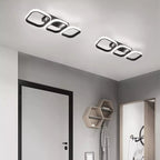 Modern LED Ceiling Light | Dimmable Square Lamp for Living Room, Bedroom, Kitchen | Energy-Efficient 36W Acrylic Aluminium Fixture