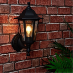 Traditional Outdoor Wall Lantern IP44 – Weatherproof LED Garden Wall Light for Patio, Yard & Porch