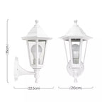 Traditional Outdoor Wall Lantern IP44 – Weatherproof LED Garden Wall Light for Patio, Yard & Porch