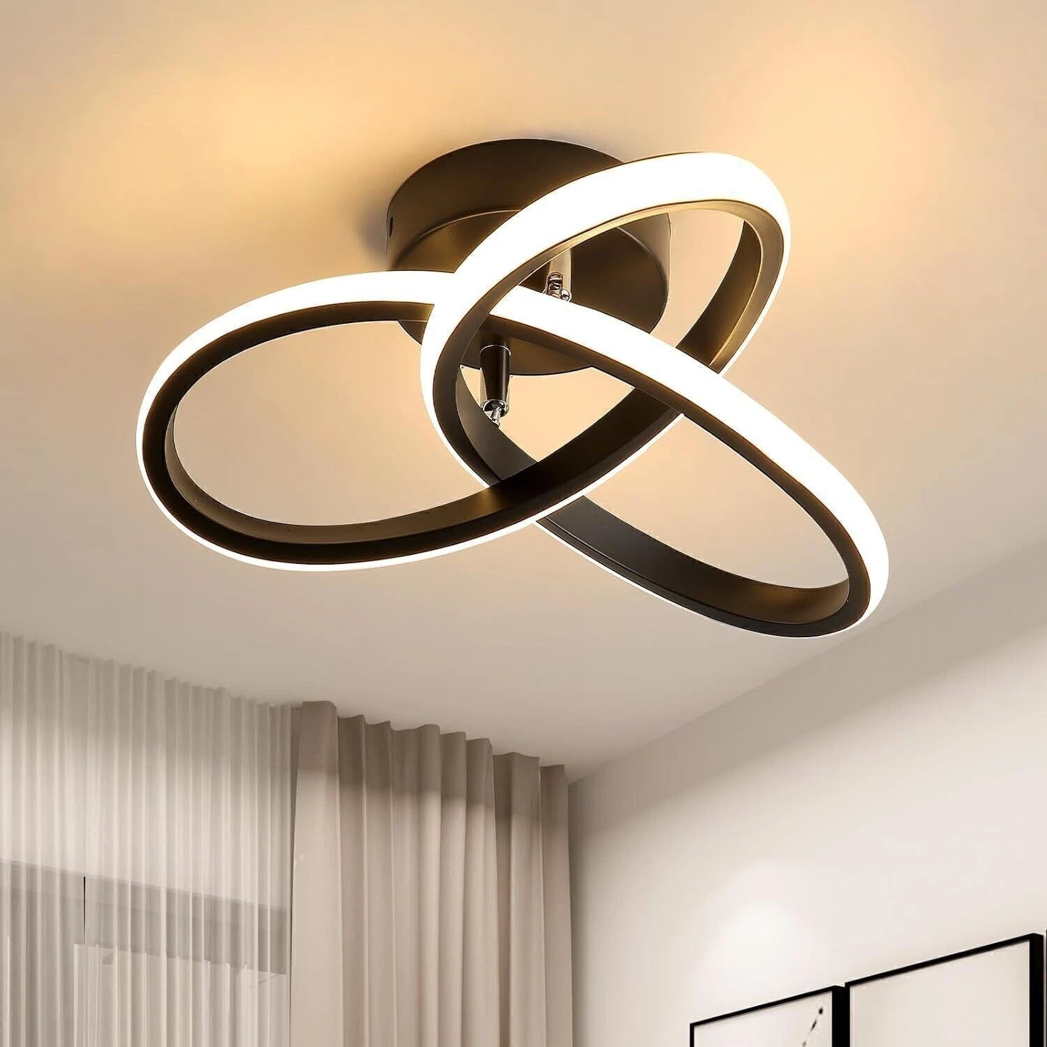 Chic Bedroom Ceiling Lights LED Ceiling Light dimmable Modern Living Room