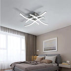 LED Dimmable Ceiling Light 4 Wave Lights Modern Kitchen Living Room Bedroom Lamp