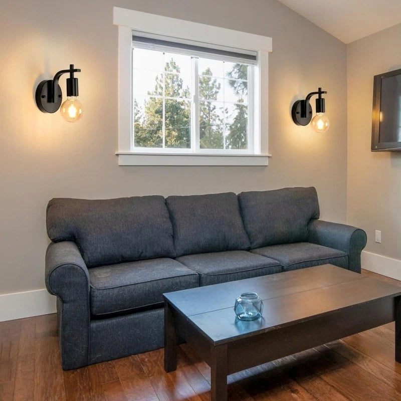 2X Industrial Wall Lights Indoor Wall Lamps Vintage Sconces Lighting Bedroom E27